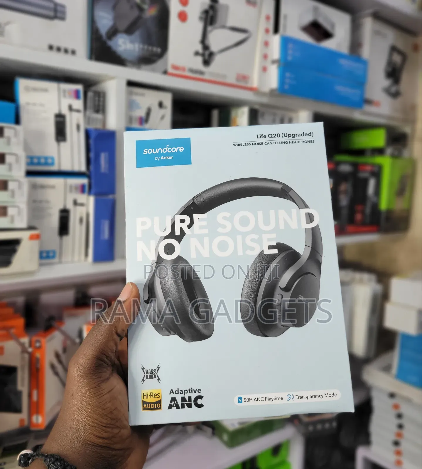 Anker Life Q20 (Upgraded) Wireless Noise Cancelling Headphones.