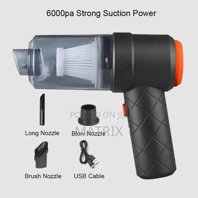 2in1 Portable Mini Home and Car Vaccum Cleaner