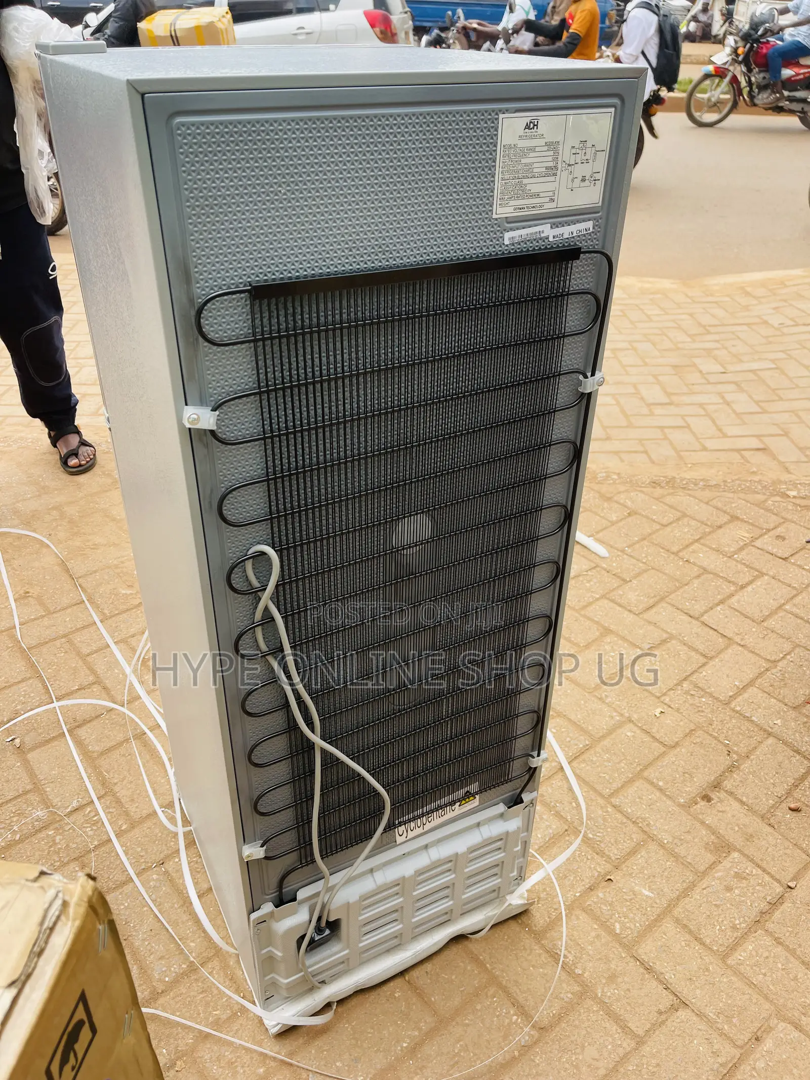 138l Adh Silver Double Door Brandnew Fridge 001