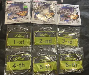 Bass Guitar 4 Strings Brand Alice Full Set
