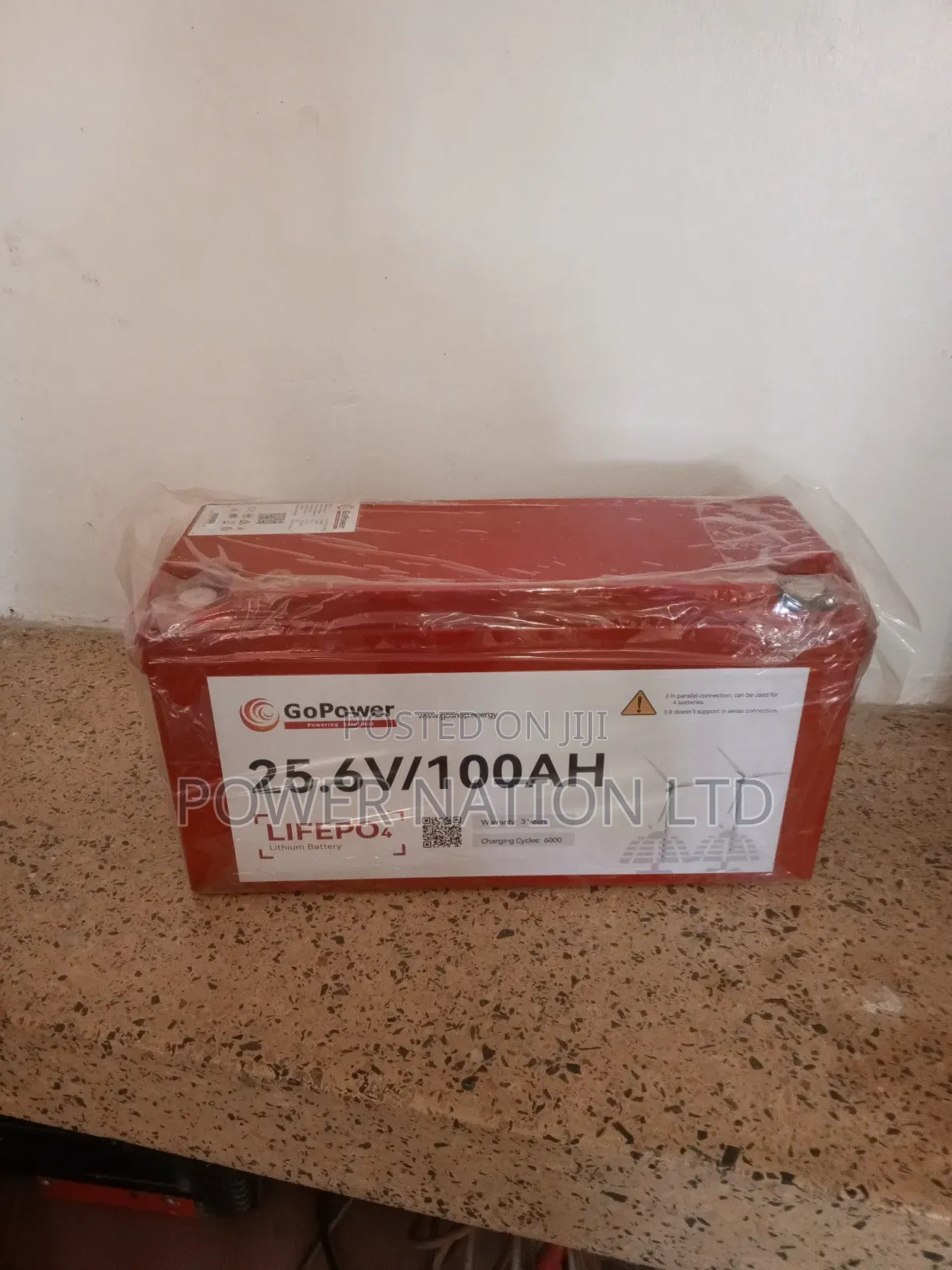 100ah 24v Gopower Lithium Iron Battery (14yrs Lifespan)