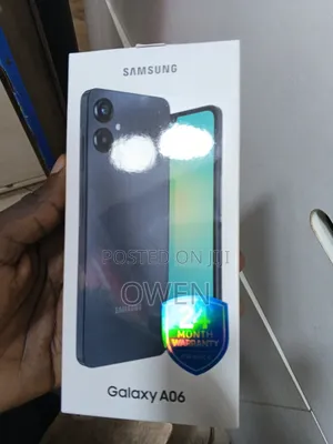 New Samsung Galaxy A06 64 GB Black
