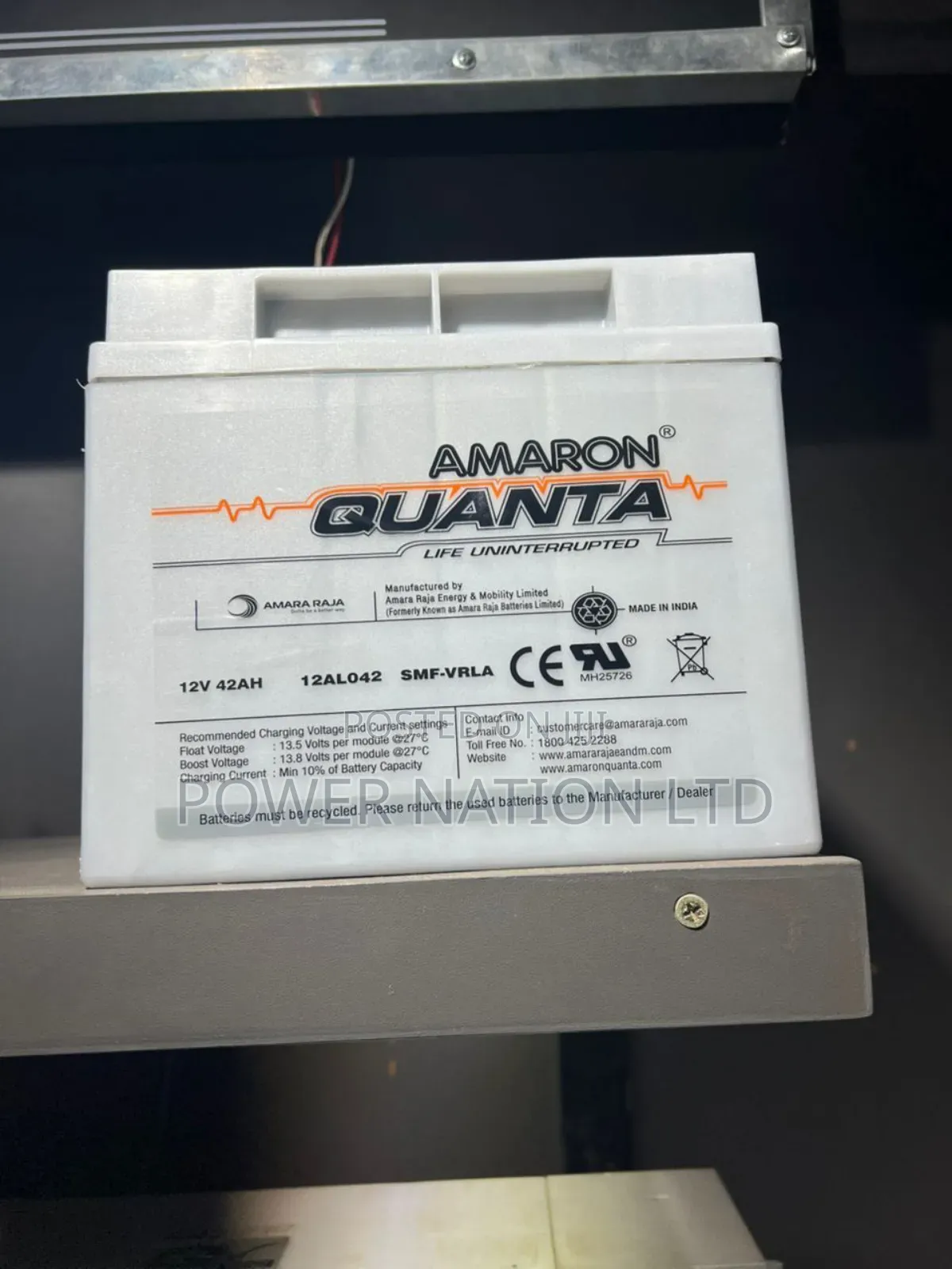 42ah Amaron Battery