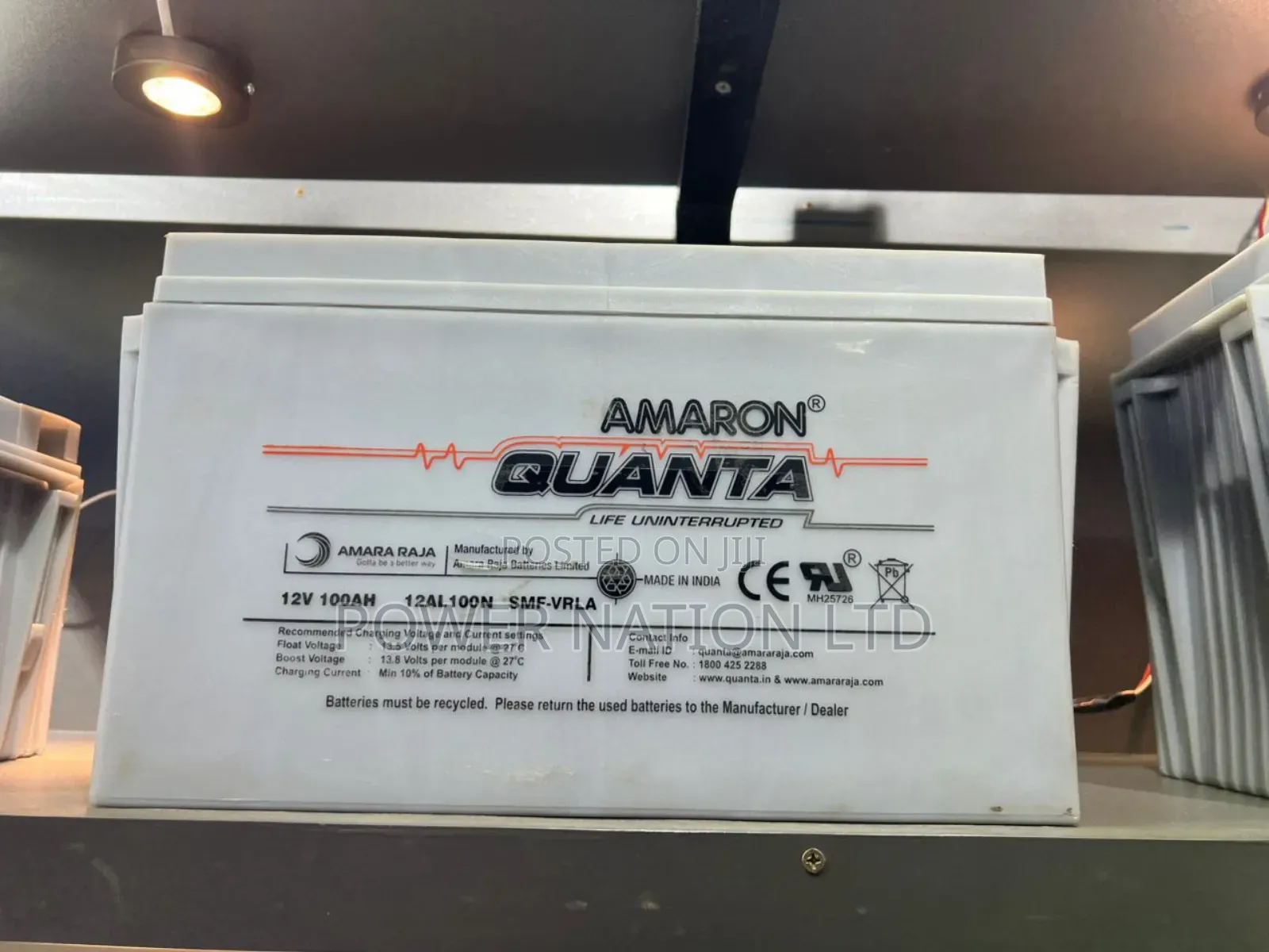 100ah Amaron Battery
