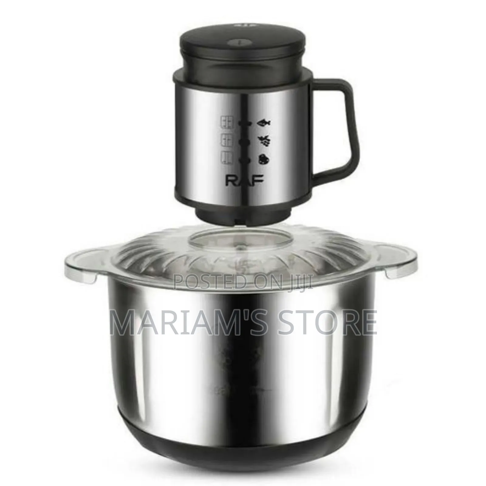 Raf R.7025a 5 Liter Stainless Steel Food Processor 1000 Watt -