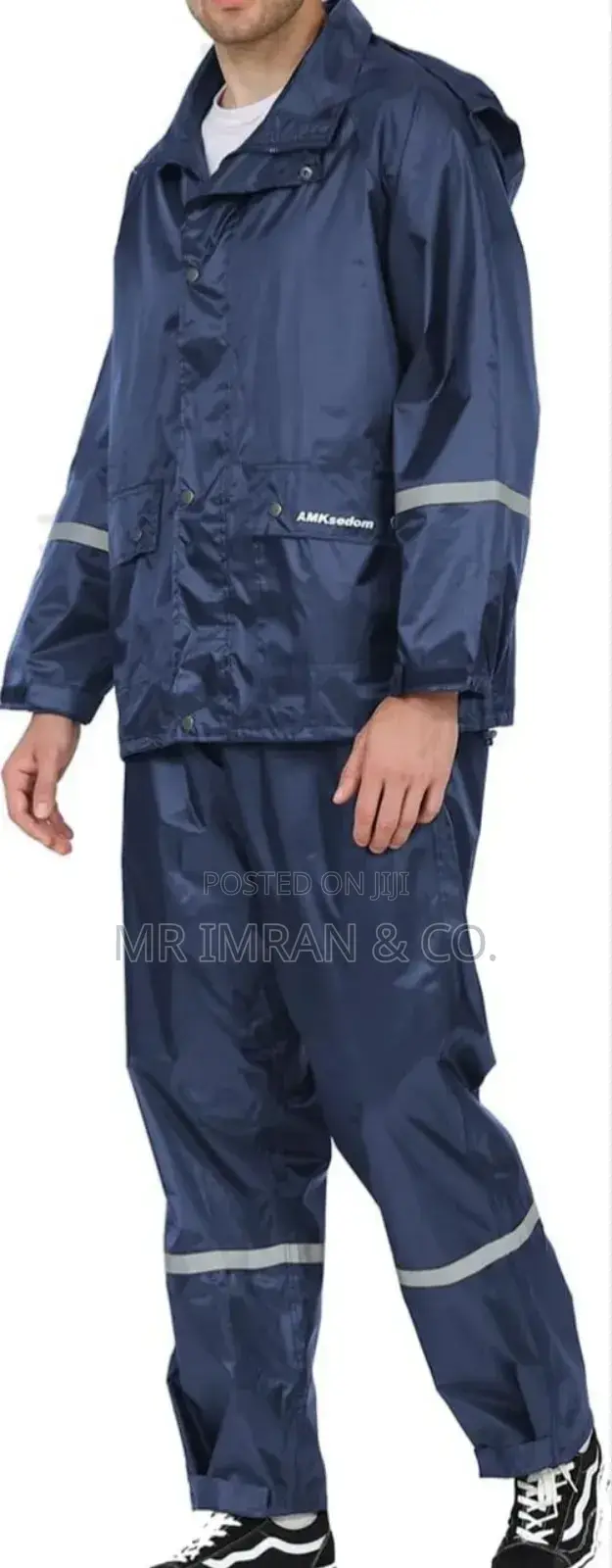 Classic Navy Blue Rain Suit