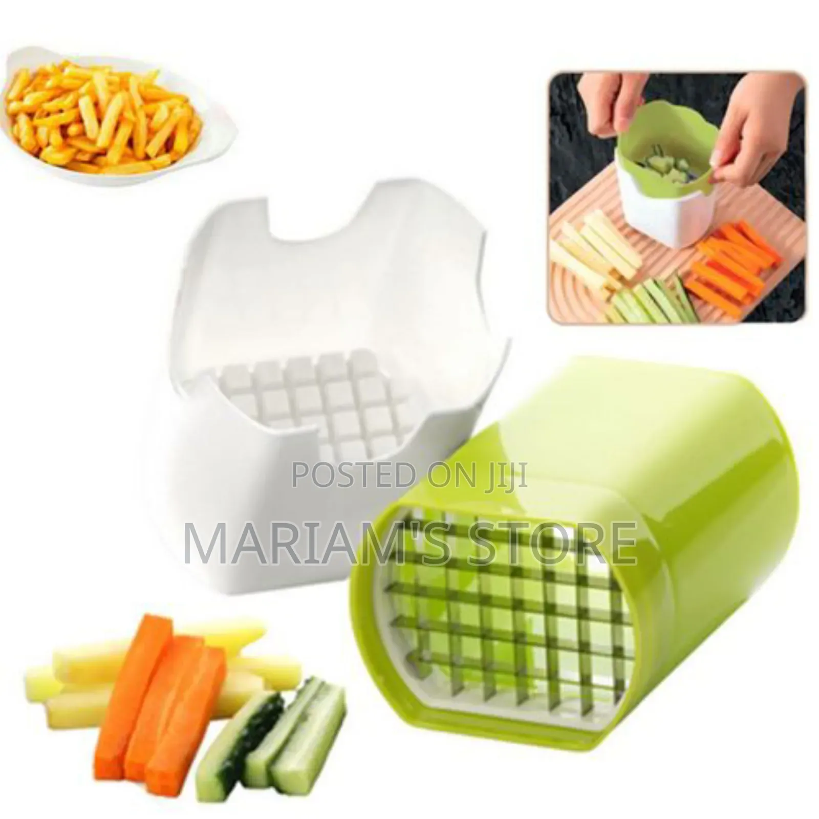 Manual Potato Chopper, Cutter With Steel Blade to Cut Potatoes