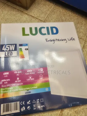 45w 600x600 Panel Light Lucid