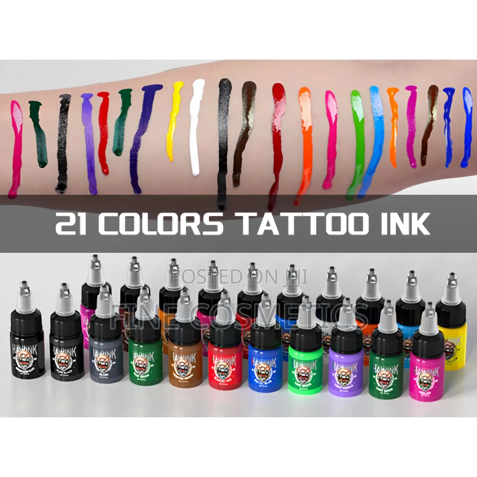 Pro Tattoo Ink, 15ml Pigment Ink Fo Tattooing, Microblading and Makeup