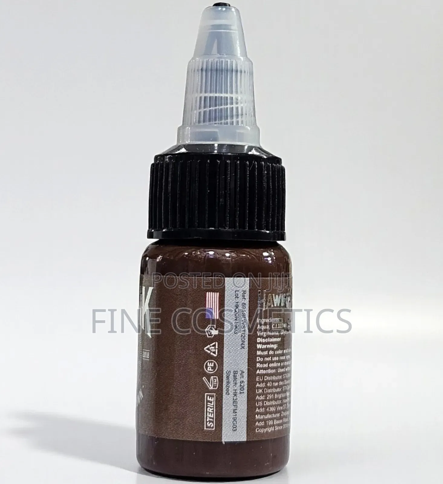 Pro Tattoo Ink, 15ml Pigment Ink Fo Tattooing, Microblading and Makeup