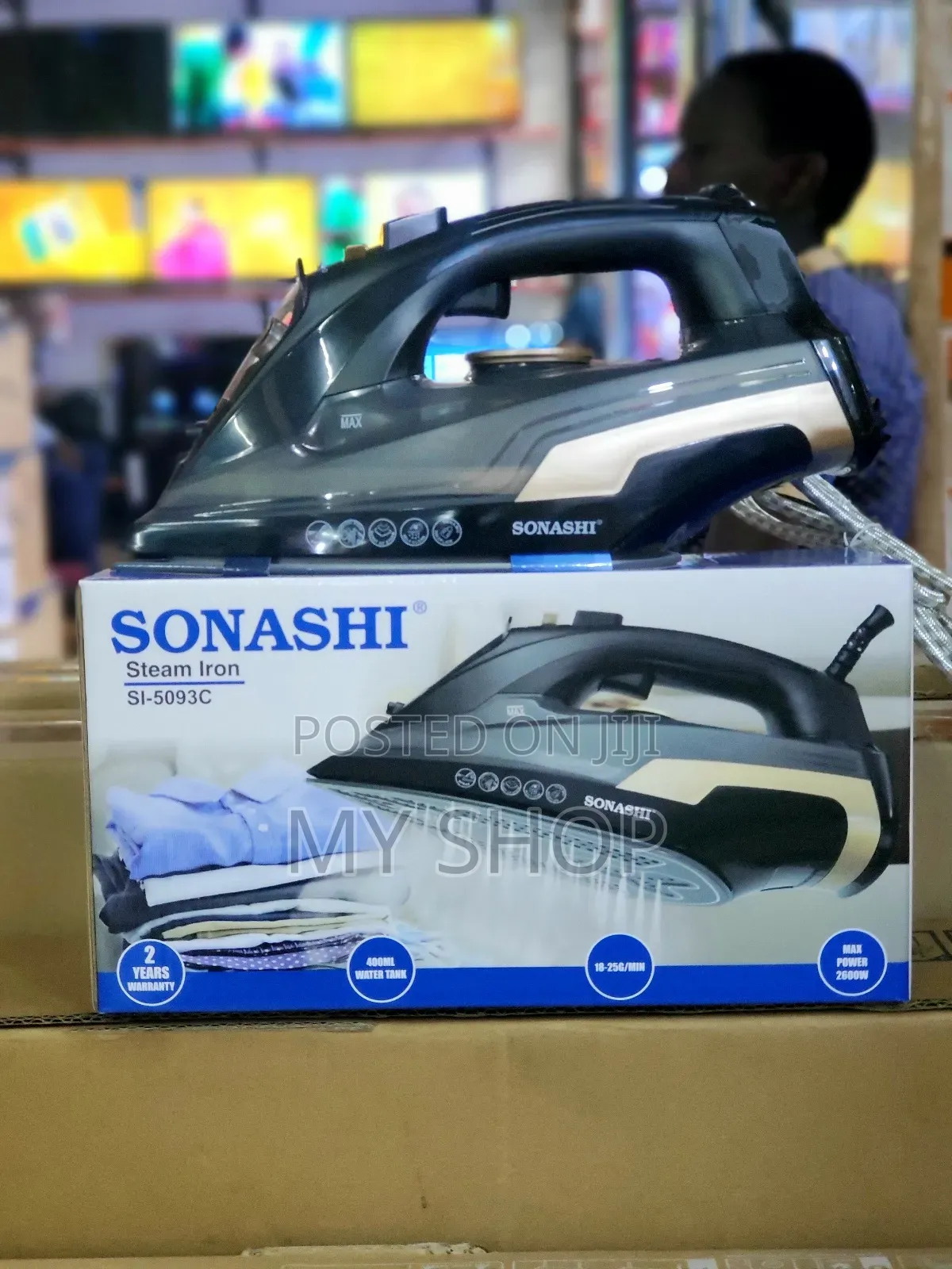 Heavy Duty Steam Iron - Strong Durable Fast Heating