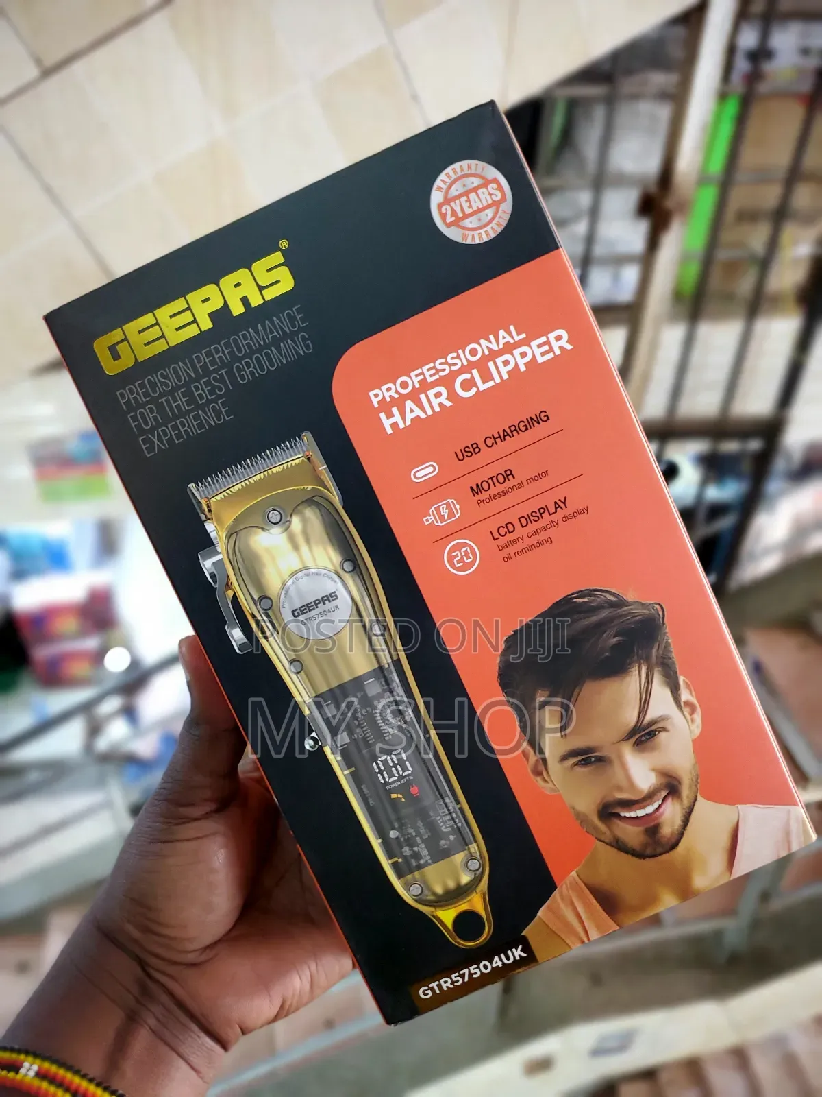 Rechargeable Hair Clipper Machine - Strong Long Battery