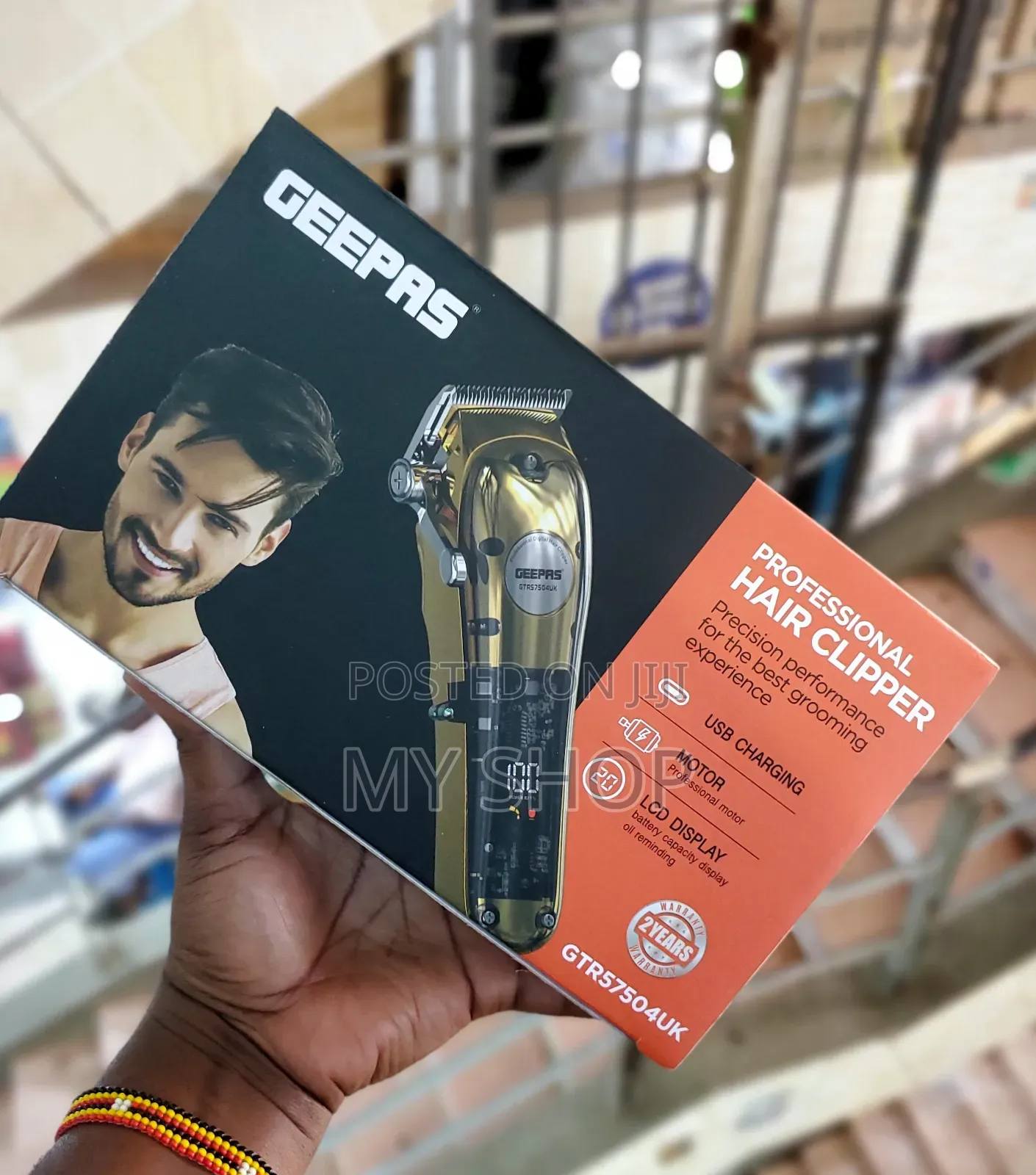 Rechargeable Hair Clipper Machine - Strong Long Battery