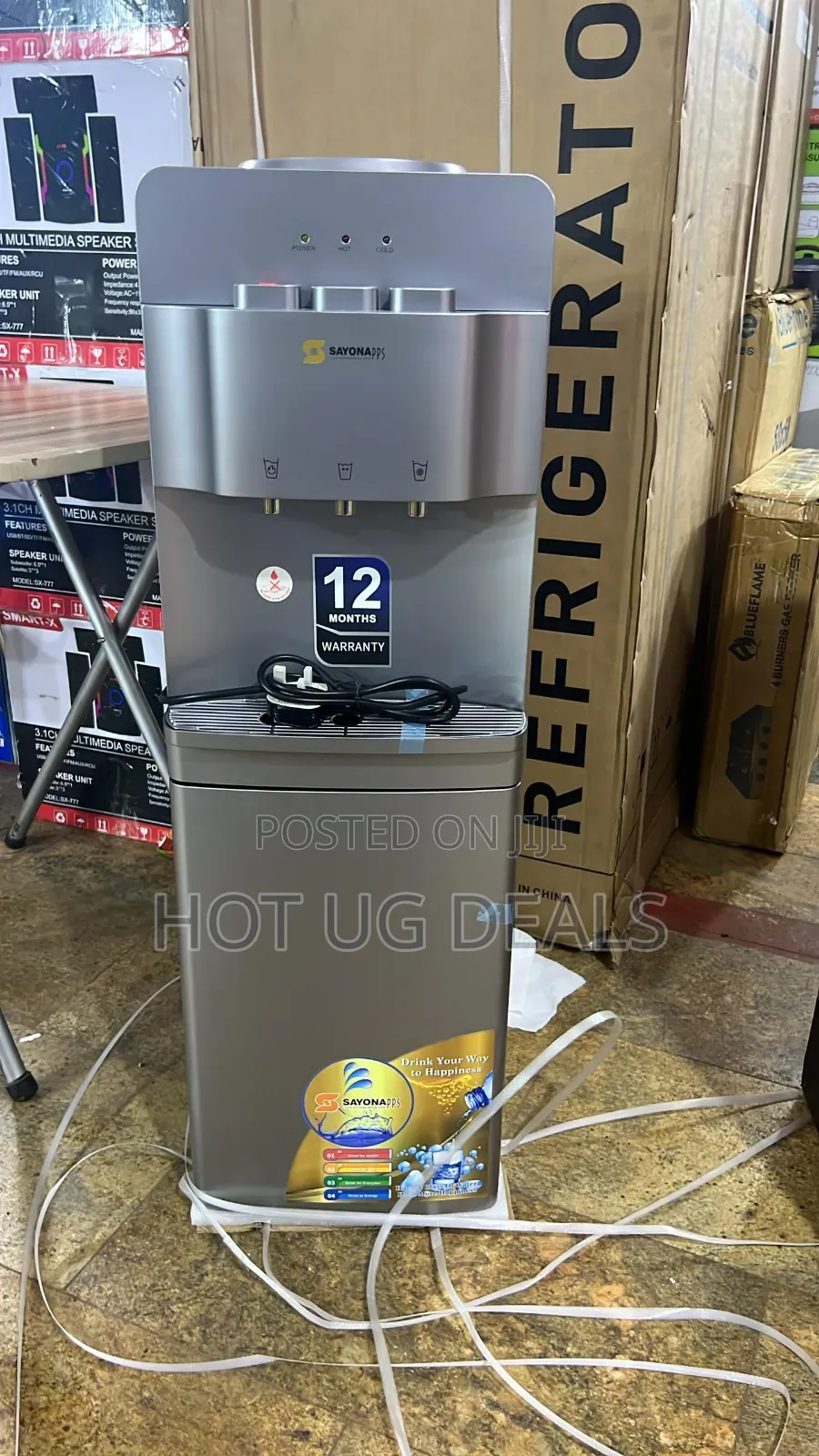 Sayona 3 Taps Water Dispenser Swd-2464 With Storage Cabinet