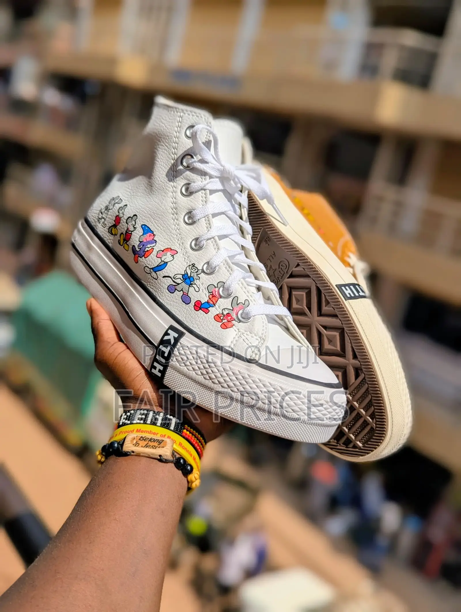 Converse Hightop Leather Sneakers Boot