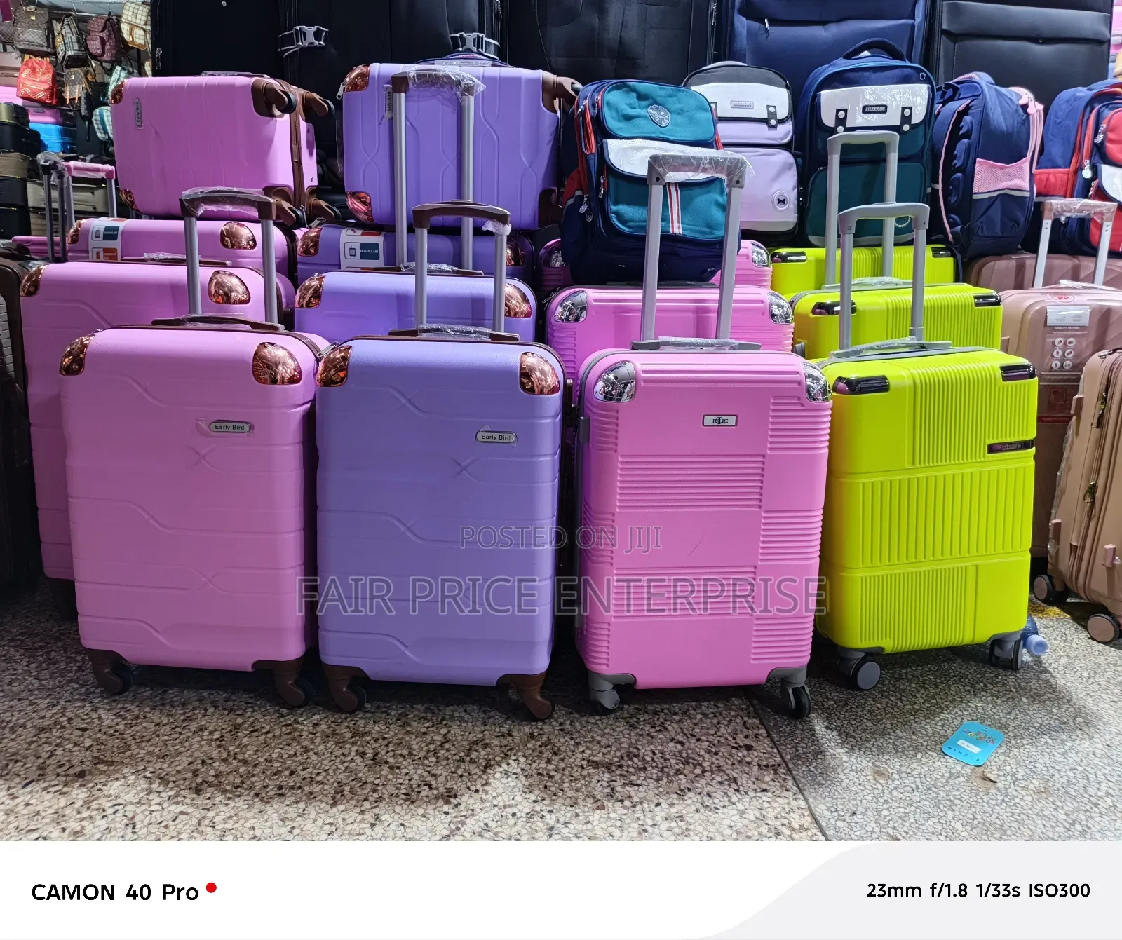 Noble Plastic Suitcases. 4pcs in 1 Set