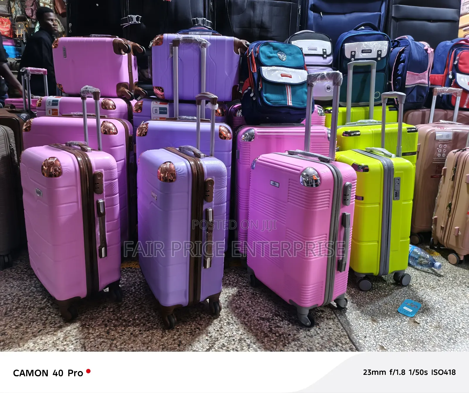 Noble Plastic Suitcases. 4pcs in 1 Set