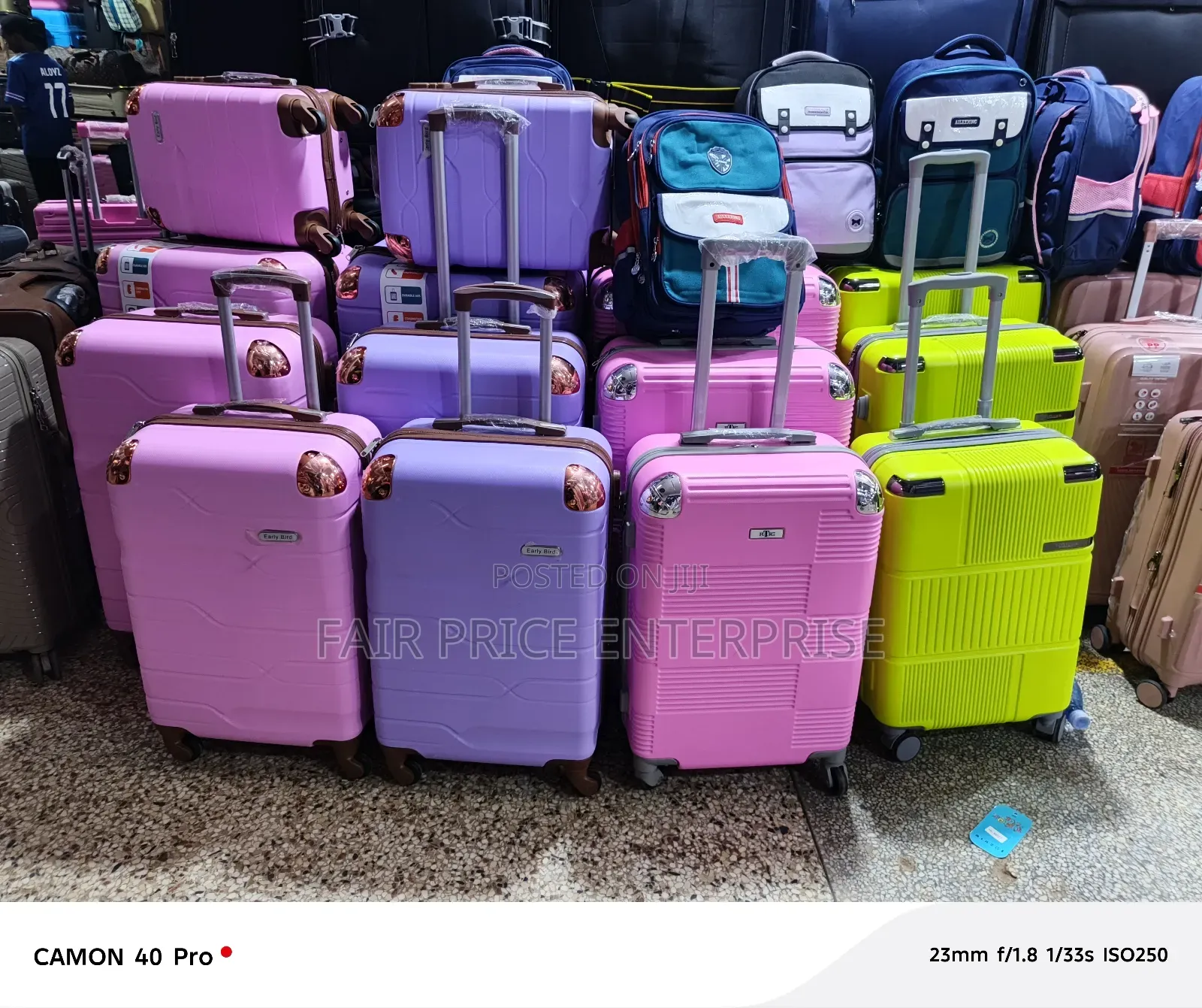 Original Luxury Plastic Suitcase. 4pcs in 1 Set