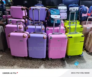 Original Luxury Plastic Suitcase. 4pcs in 1 Set
