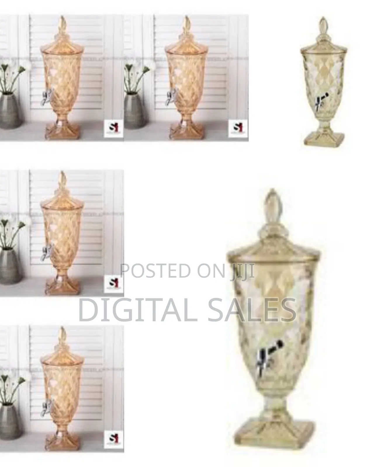 3l Glass Beverage Dispenser, Juice Tank, Family Dinner, Banquet.