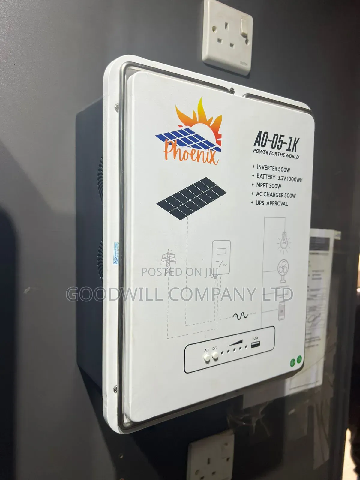 500w Phoenix All in One Solar System / 500w Power Station/Power Bank