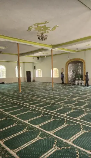 High-Quality Masjid Carpet With Prayer Lines