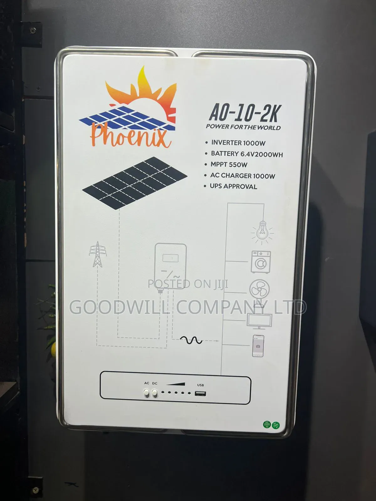 1000w Phoenix All in One Solar System / 1000w Power Station/Power Bank