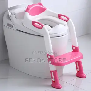 Baby Kids Toilet Ladder Seat Training | Baby Kids Toilet Ladder Seat