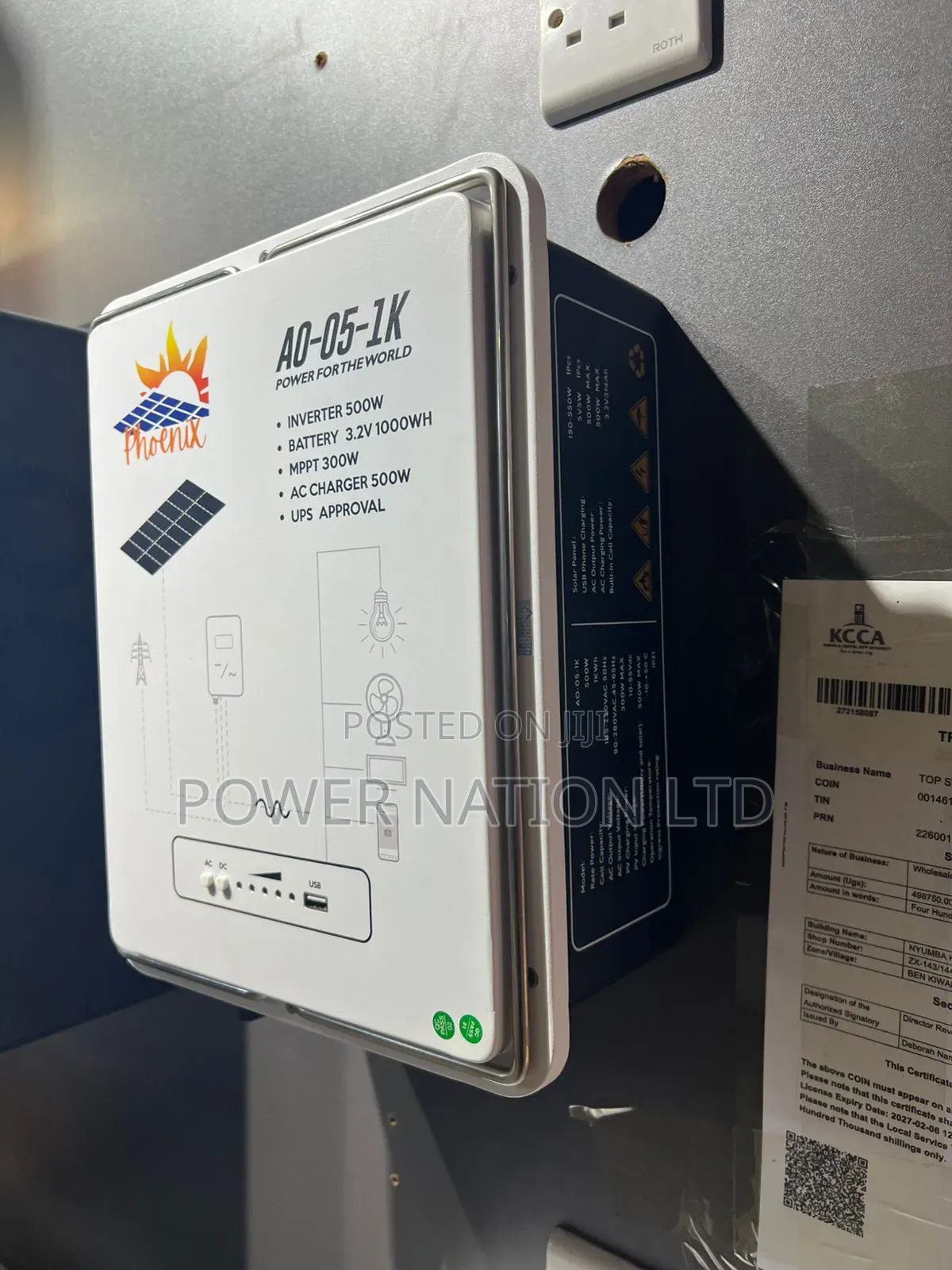 500w Phoenix All in One Solar System / 500w Power Station/Power Bank