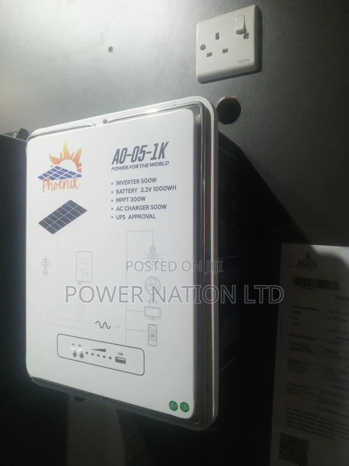 500w Phoenix All in One Solar System / 500w Power Station/Power Bank