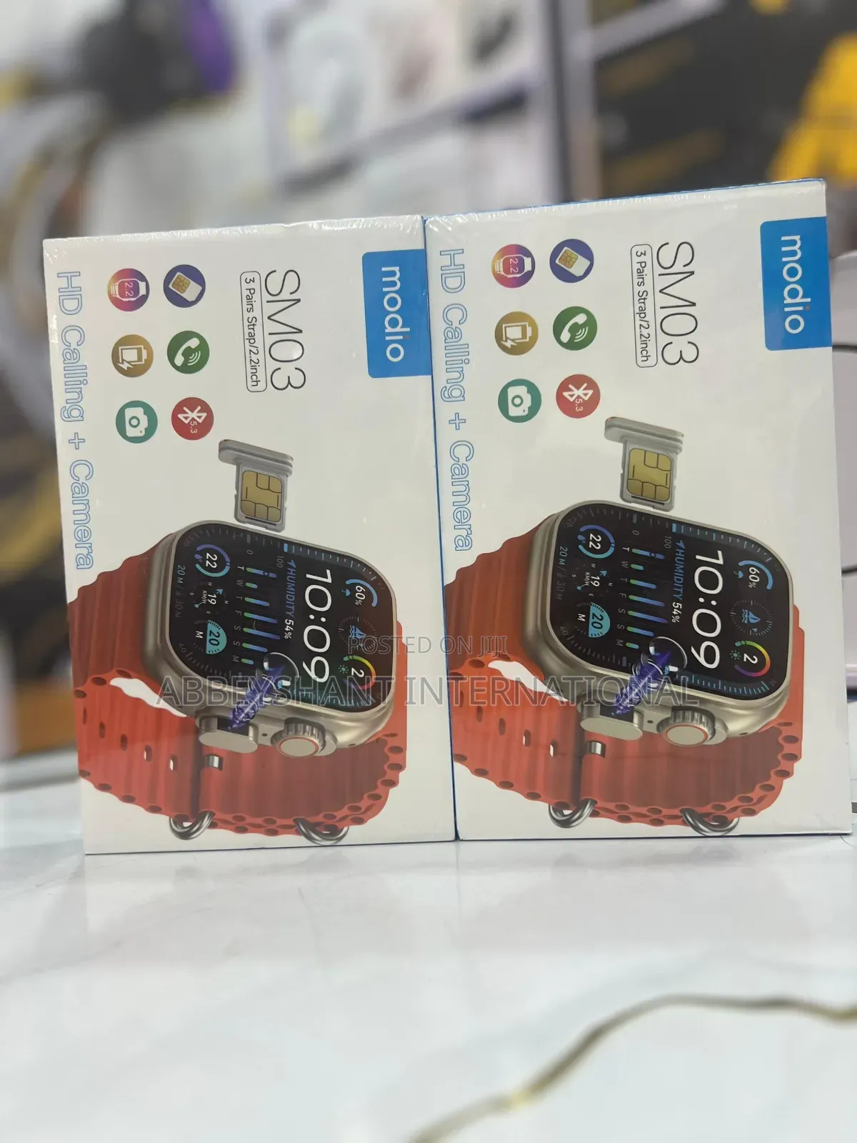 Modio Smo3 4g Smart Watch for Sim Card/Sim Card Smart Watch