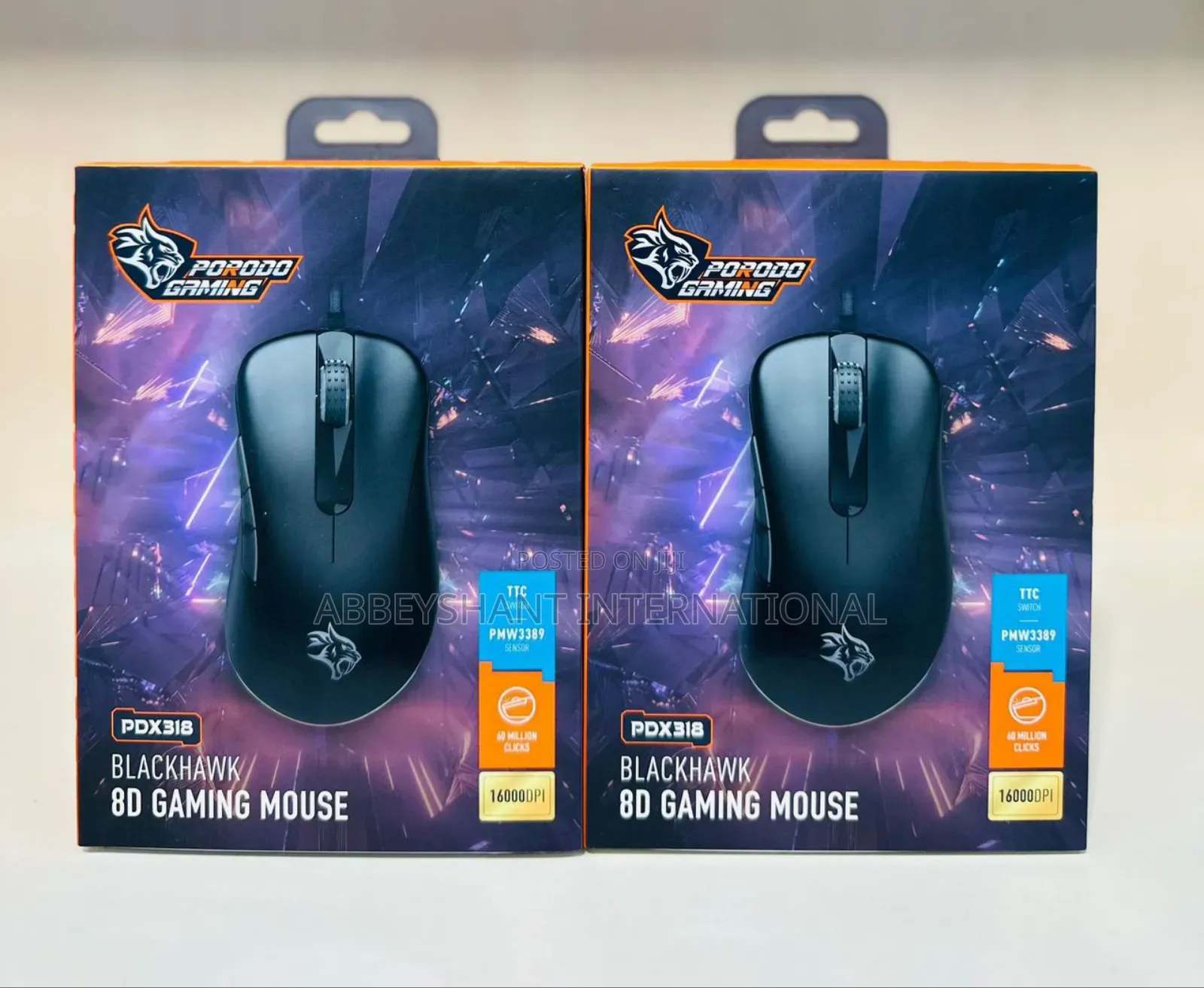 Porodo Gaming Blackhawk 8d Wired Gaming Mouse