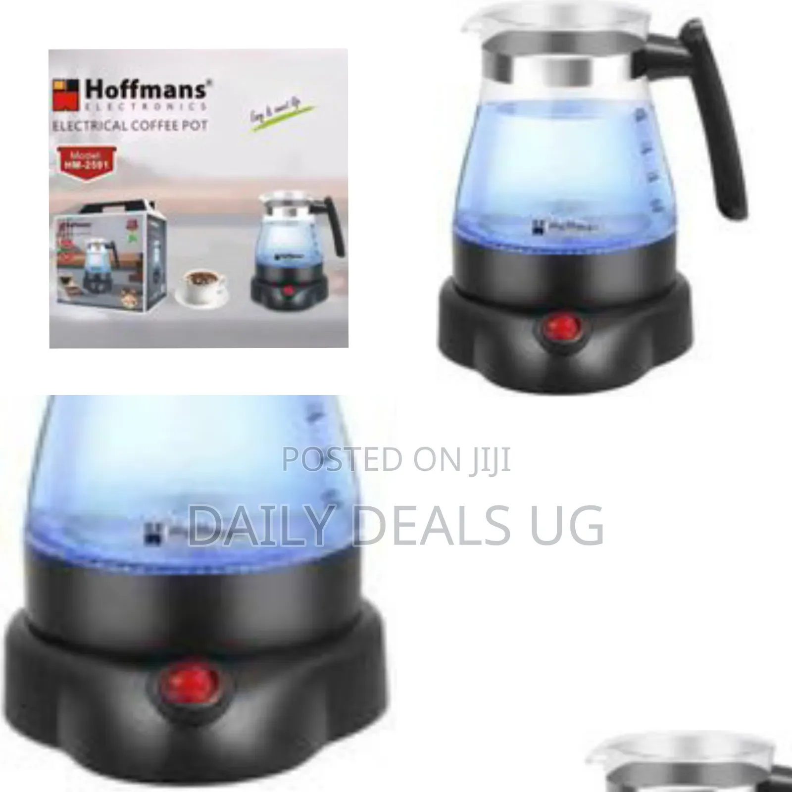 Electrical Glass Coffee Pot Hm-2591