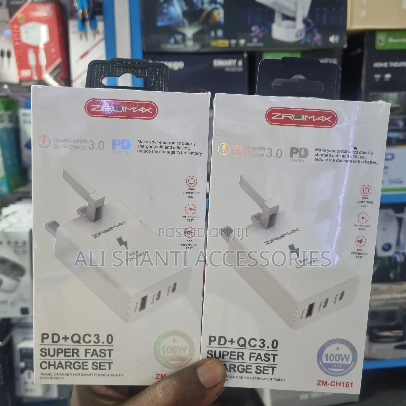 Pd + Qc3.0 100w Super Fast Charger