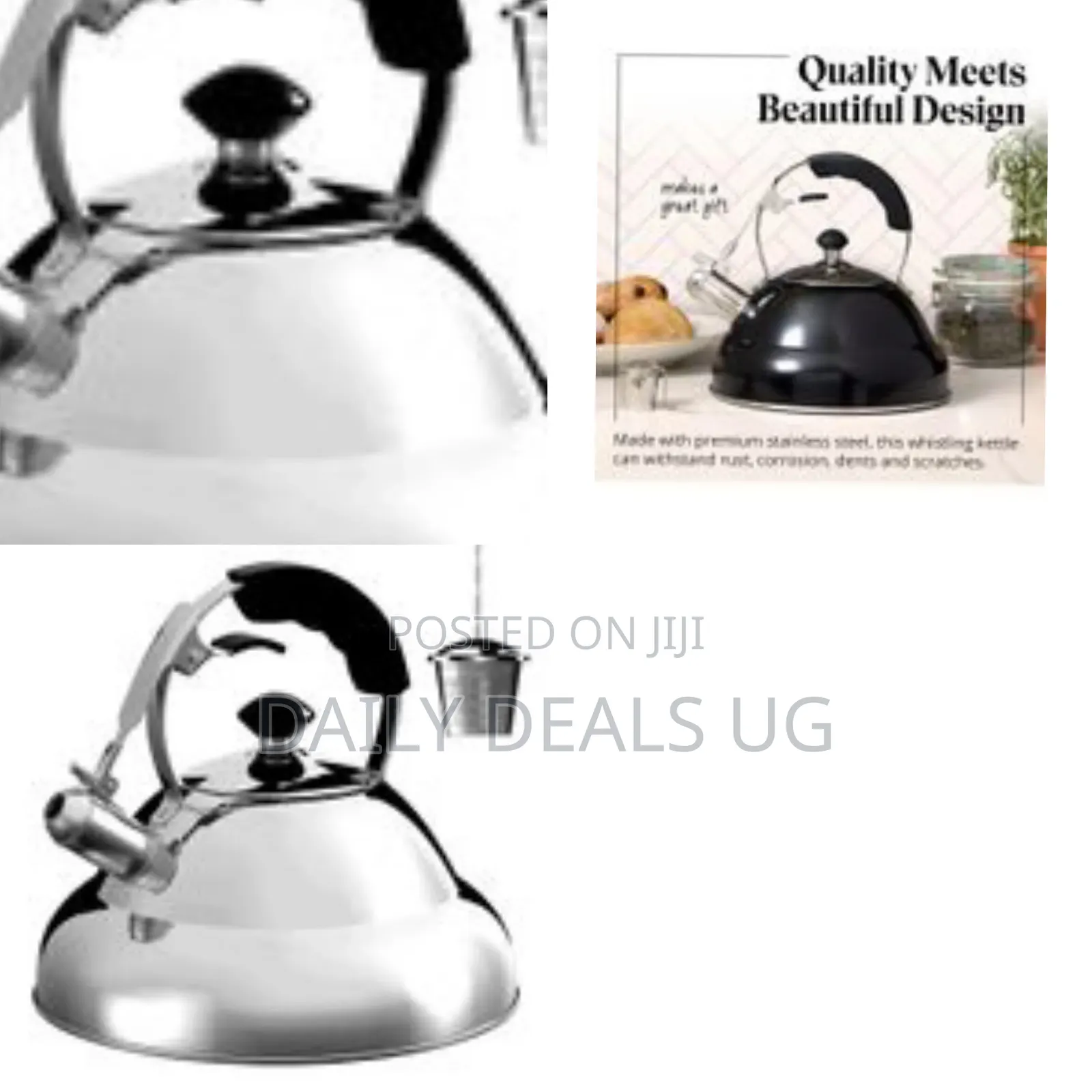 Willow Everett Stainless Steel Whistling Tea Kettle