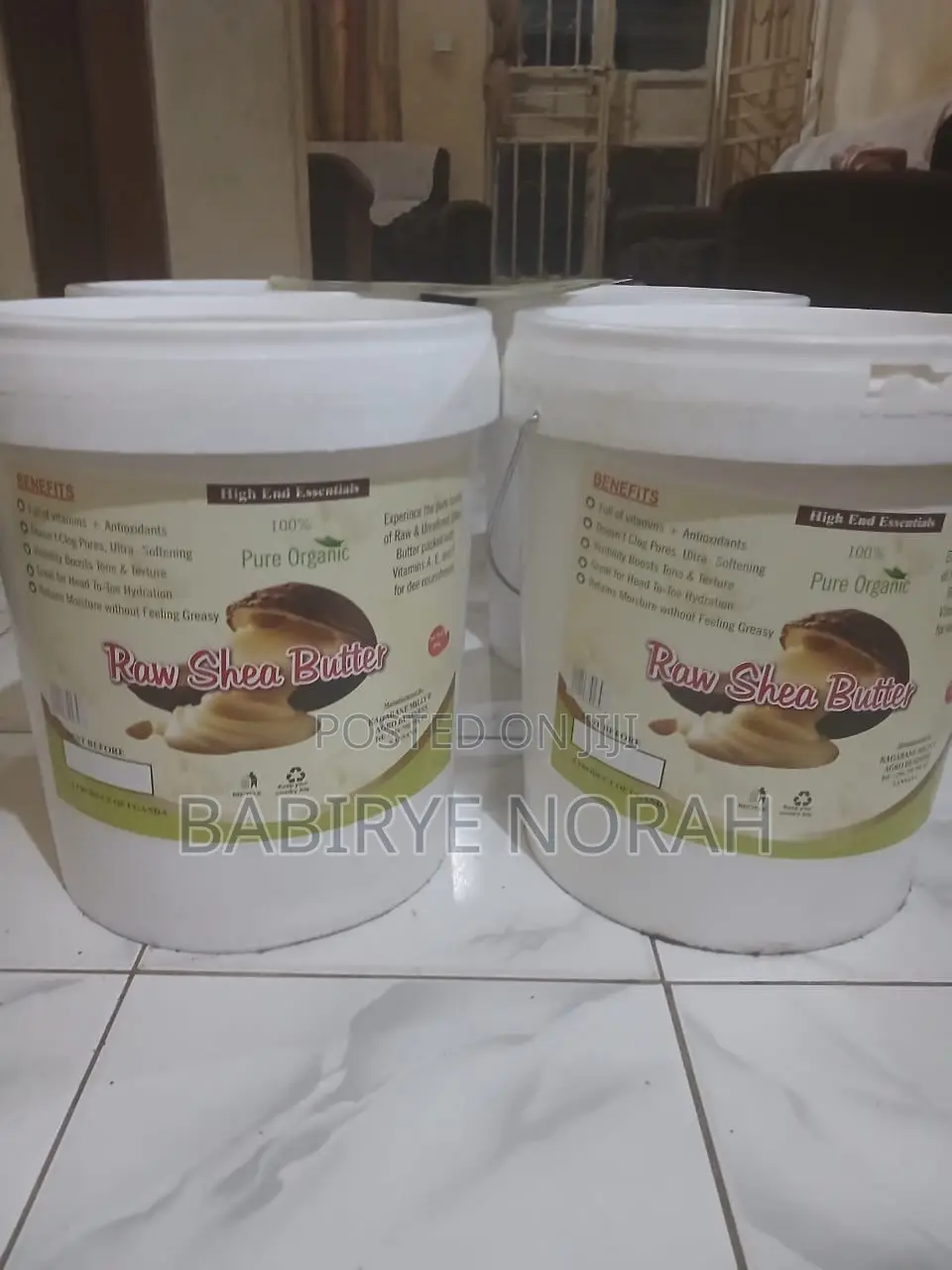 Organic Home Made Shea Butter and Black Castor Oil
