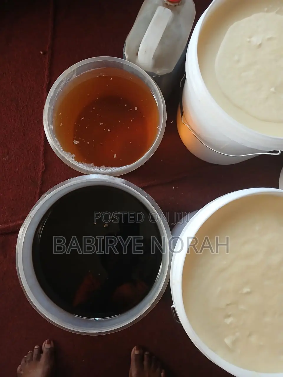 Organic Home Made Shea Butter and Black Castor Oil