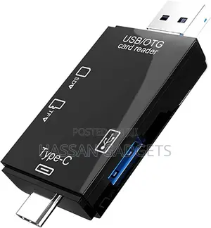 3in 1 Type C Usb T Micro Usb Otg Card Reader