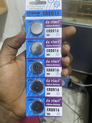 Lithium Cr 2016 Battery 3v