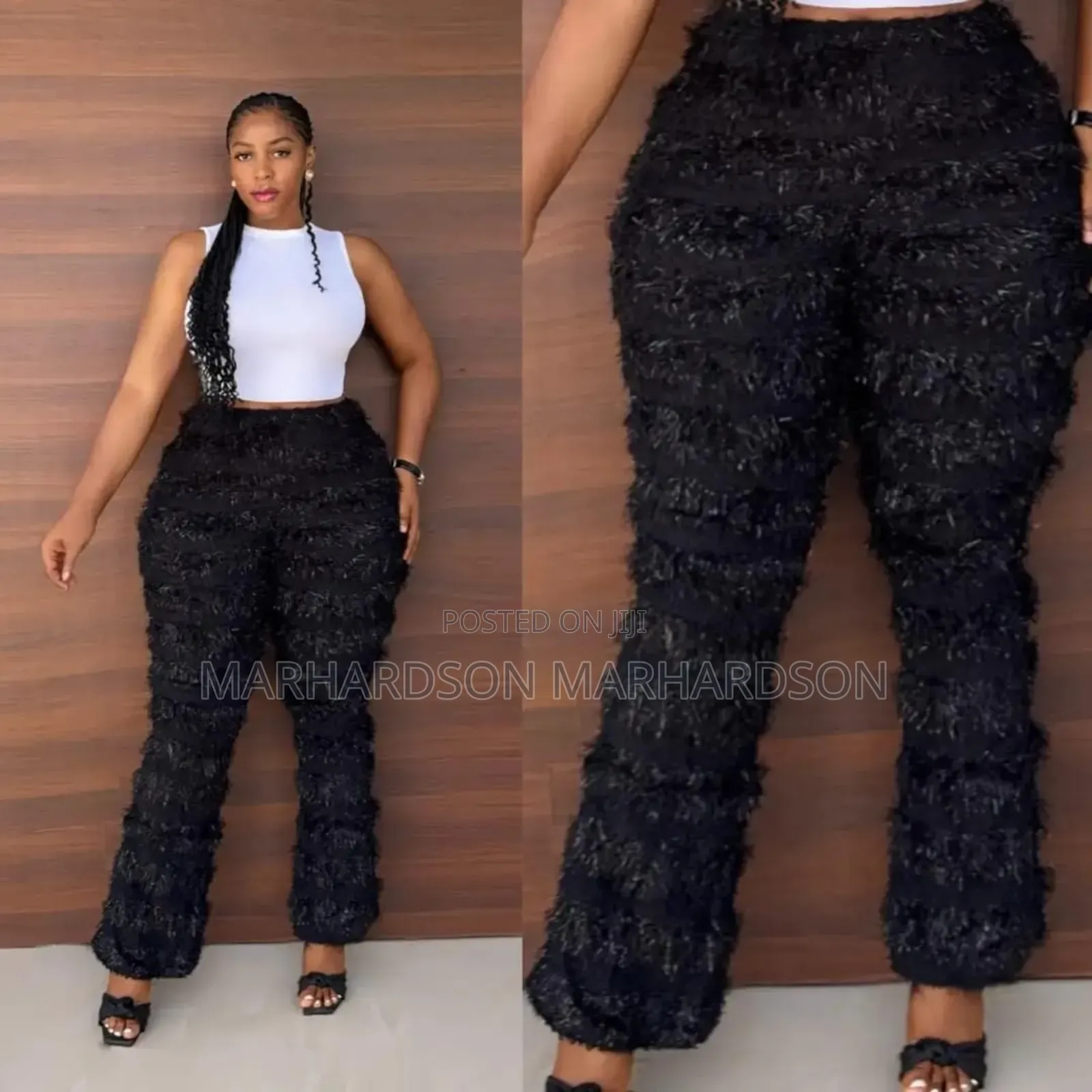 Comfortable Feathered Pants