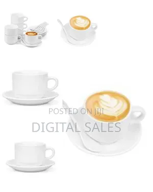 Restaurants and Office 6 Piece Cups and 6 Saucers