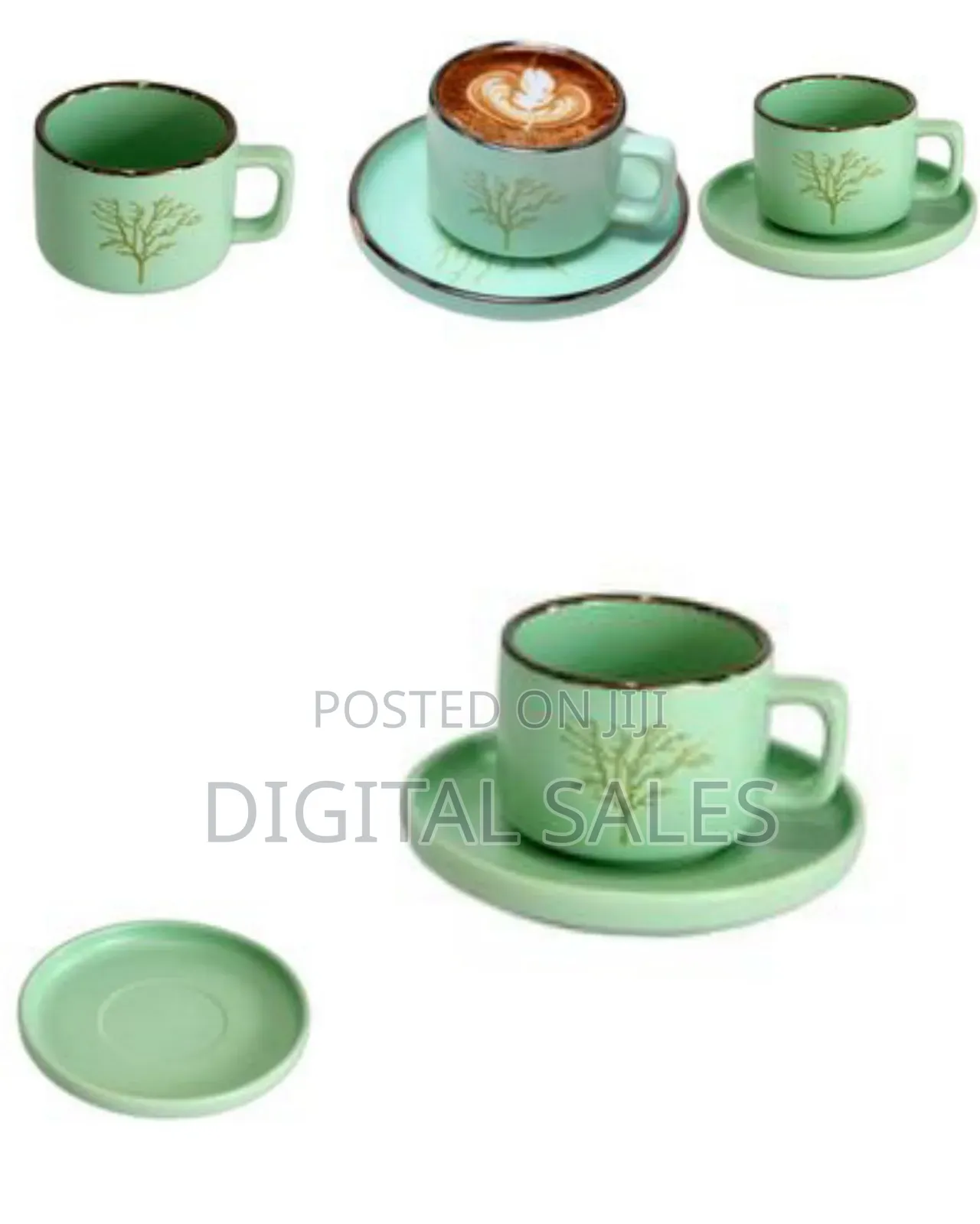 Set of 6 Restaurants and Office Tree Ceramic 350ml Cappuccino