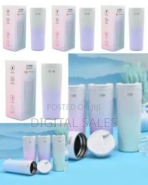 Stainless Steel Thermos Mug Colorful Double Wall Portable .