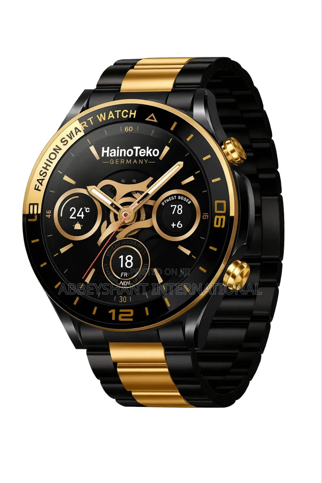 Haino Teko Smart Watch Rw -68,Bt Calls,3pairs Straps Srong Battery