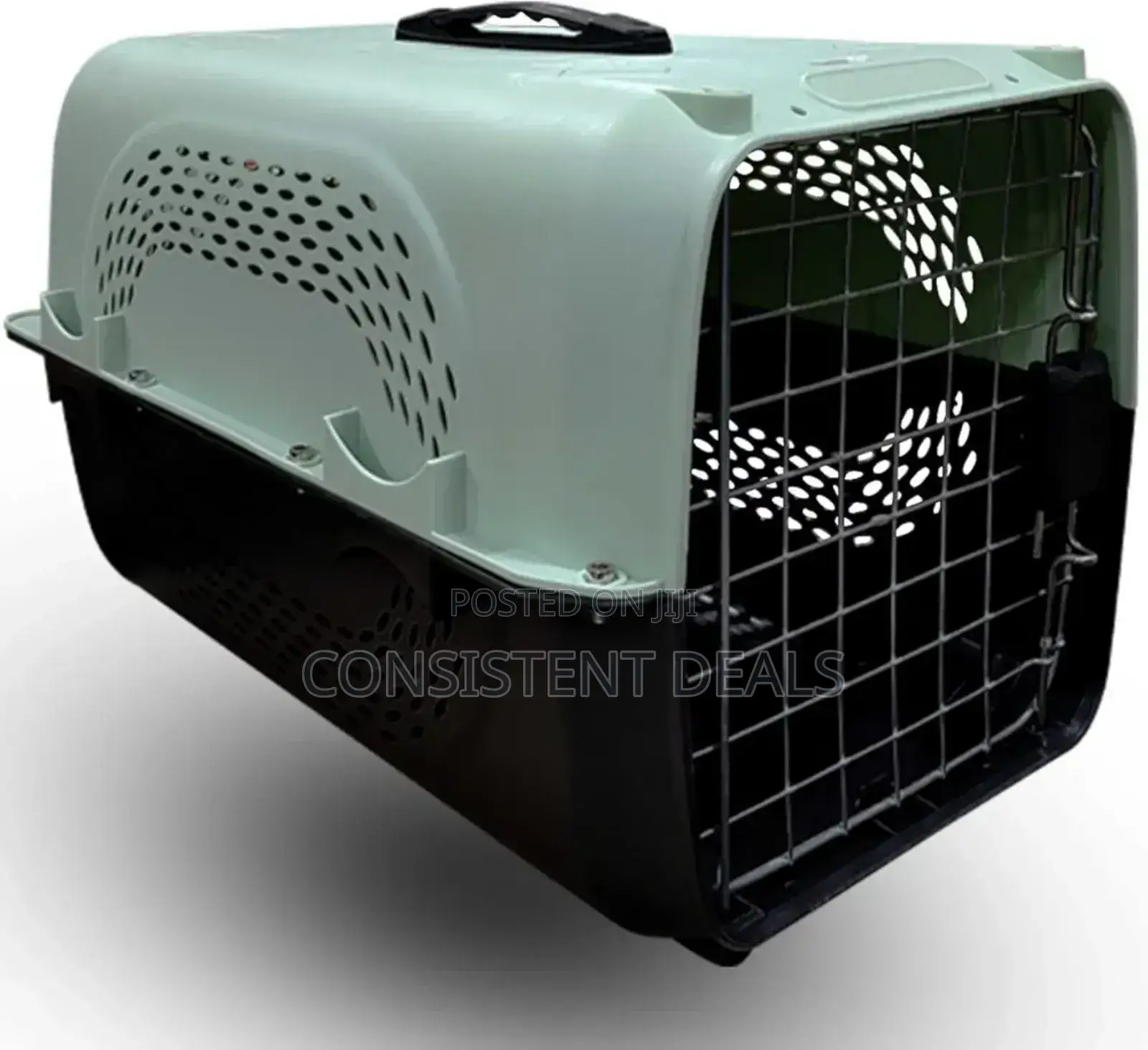 Big Size 
Pet Travel Carrier Dog Cat Rabbit Basket Plastic Handle