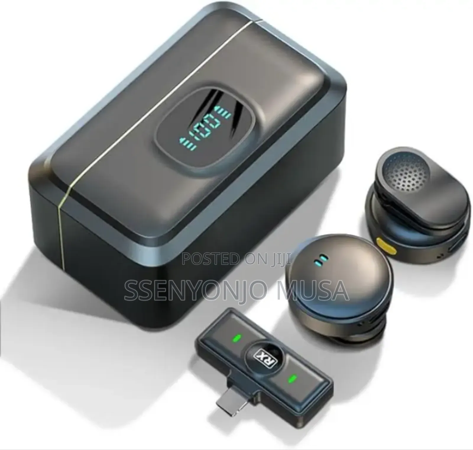 Q8 Baton 2.4g Wireless Microphone With Charging Case – Plug Play