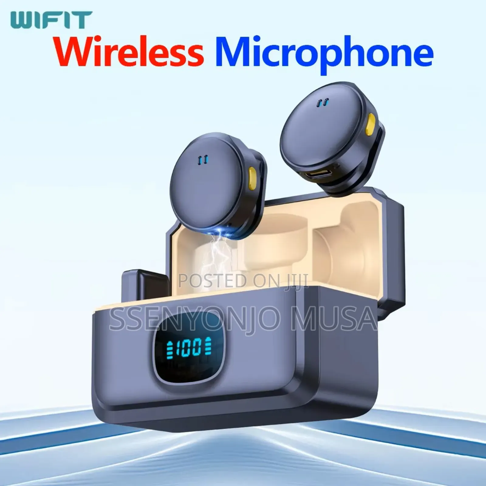 Q8 Baton 2.4g Wireless Microphone With Charging Case – Plug Play