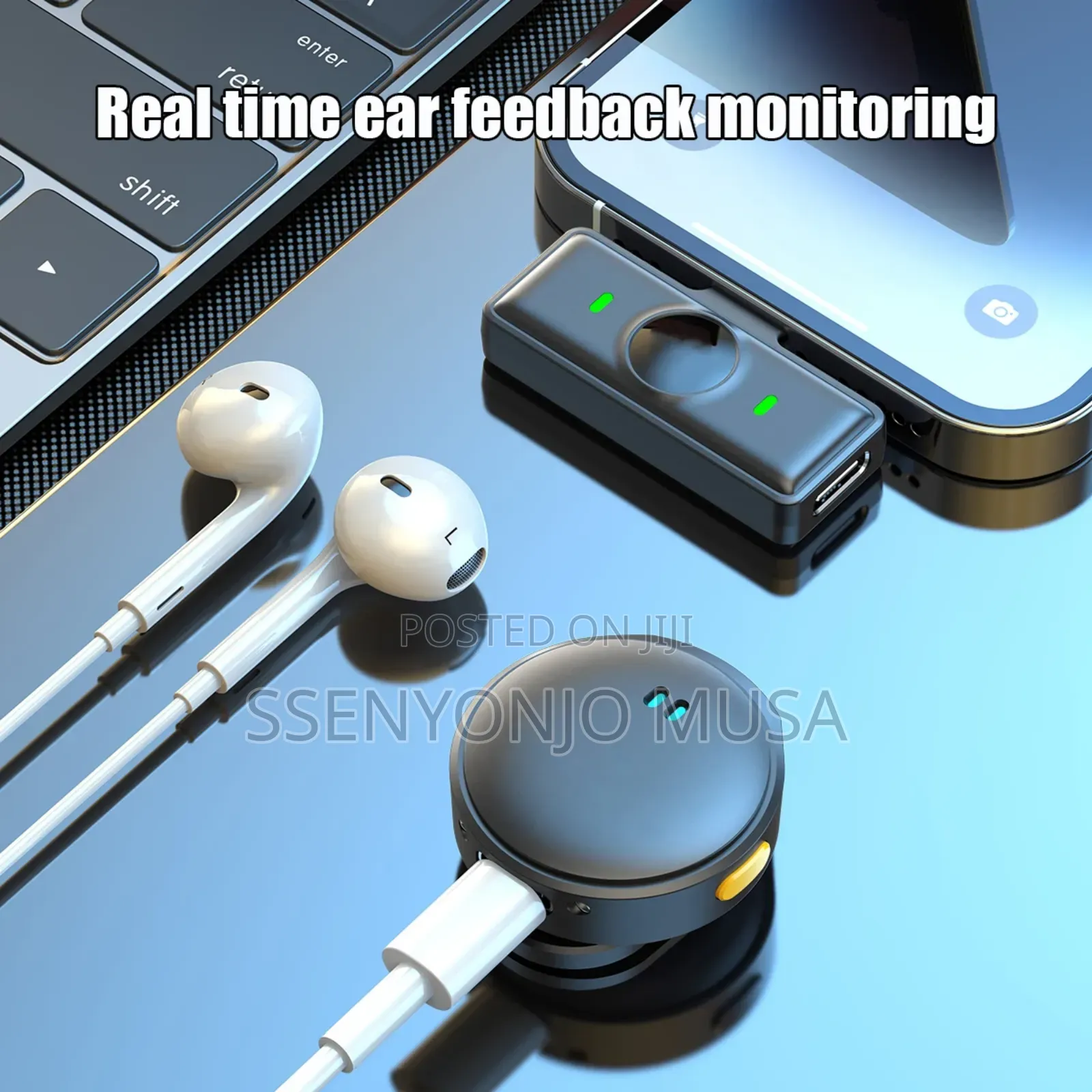 Q8 Baton 2.4g Wireless Microphone With Charging Case – Plug Play