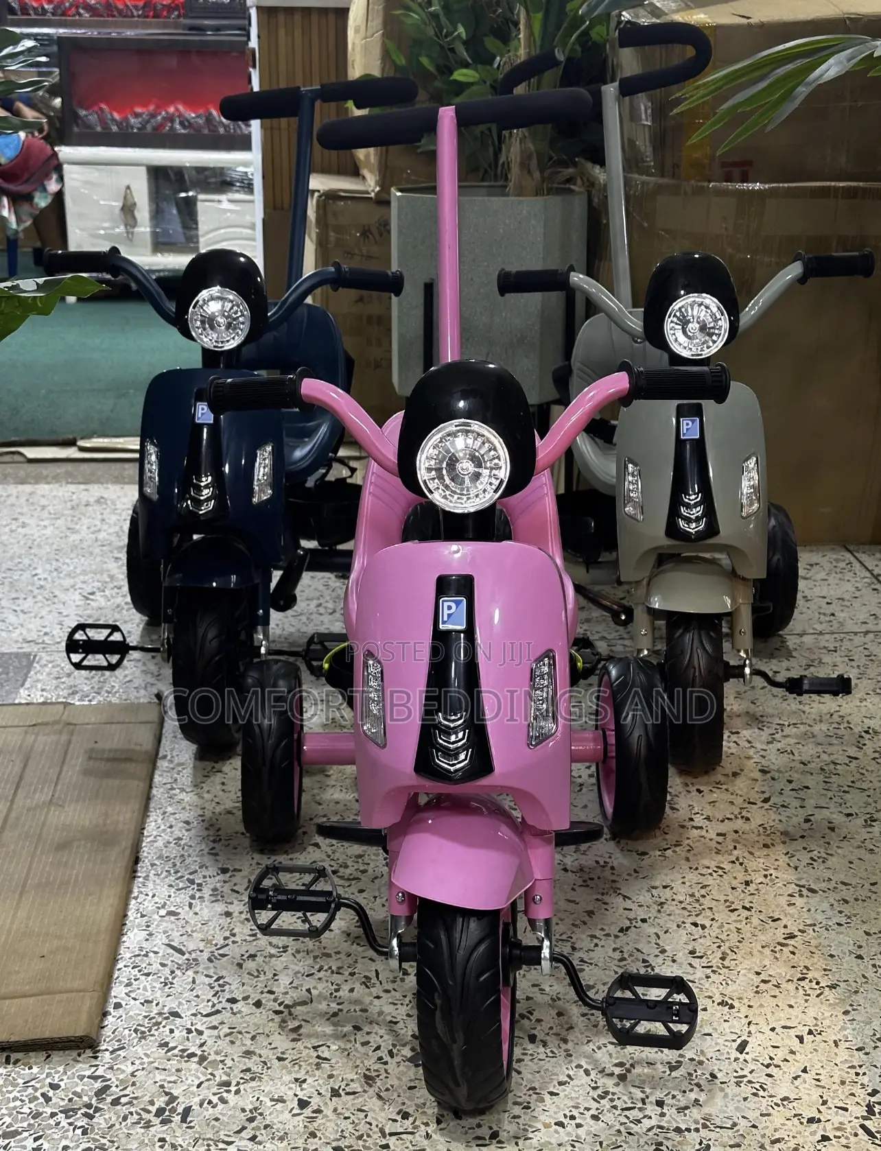 Tricycle With Steering Handle