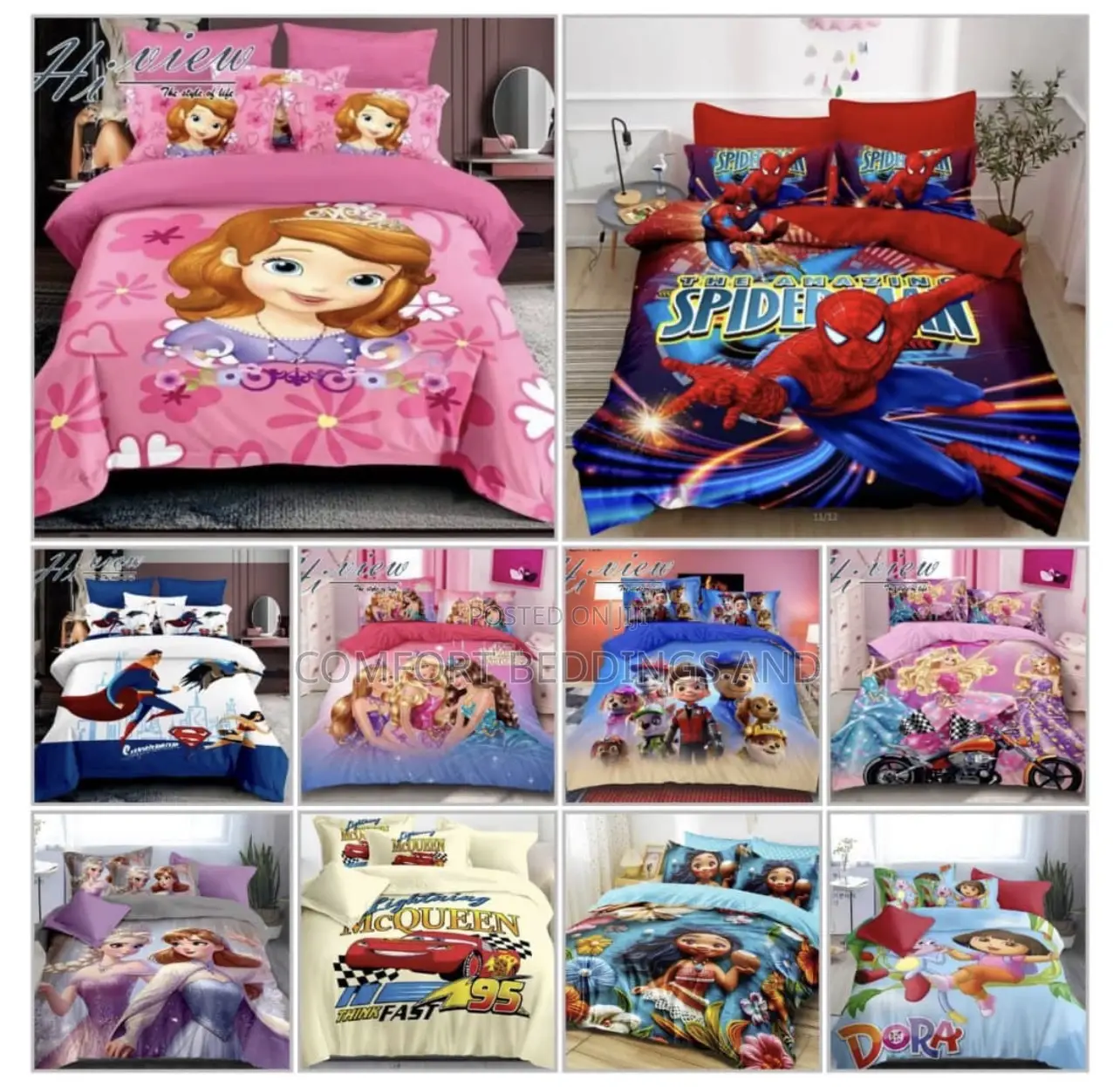 Kids Cartoon Bedcovers